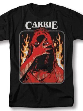 Carrie Shirt Horror Movie Classic Retro  Graphic Design T-Shirt  209